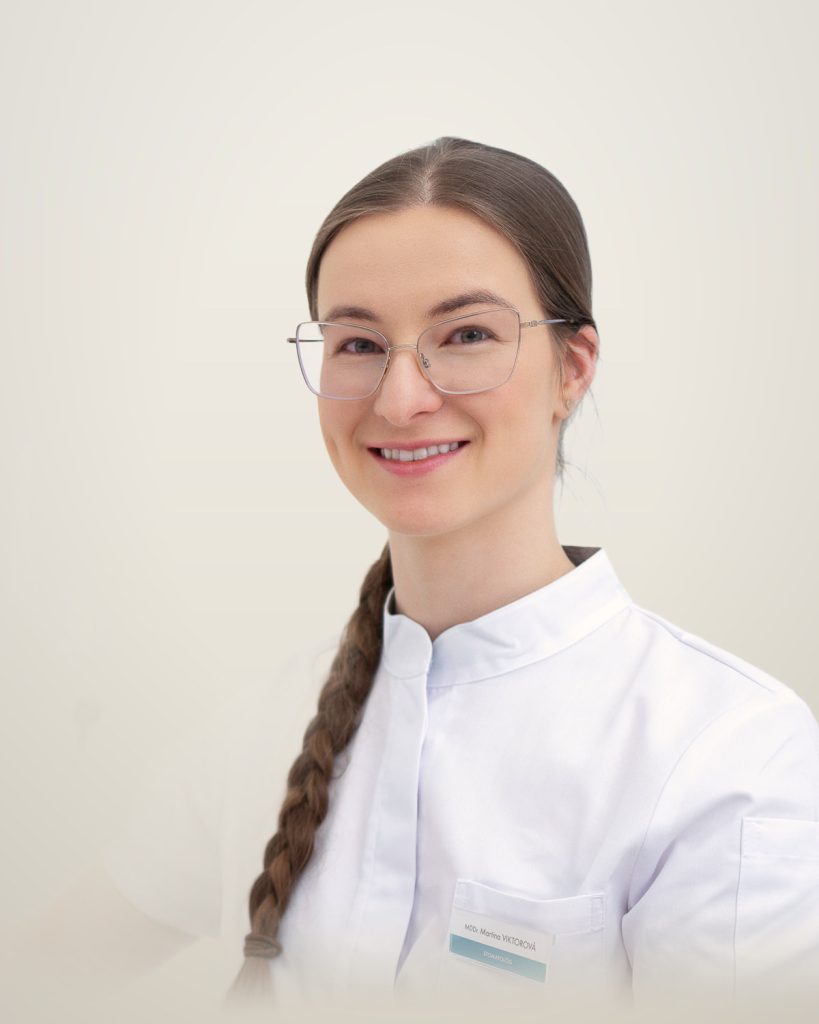 MDDr. Martina Viktorová Papcúnová, vedúca lekárka čeľustnej ortopédie, DENTAKRA Poprad