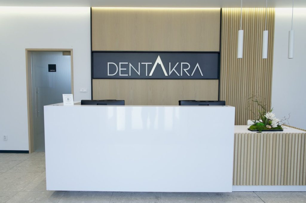 Recepcia kliniky DENTAKRA